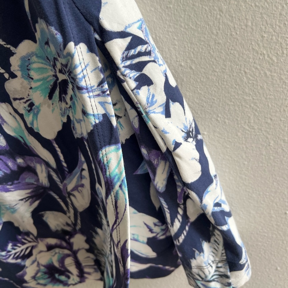 Soft surroundings flower summertime floral dress size petite small. - Picture 3 of 6